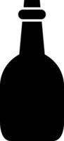 Bottle drink icon symbol vector image. Illustration of the drink water bottle glass design image