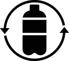 Bottle drink icon symbol vector image. Illustration of the drink water bottle glass design image