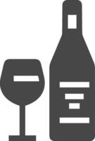 Bottle drink icon symbol vector image. Illustration of the drink water bottle glass design image