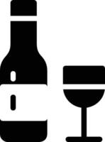 Bottle drink icon symbol vector image. Illustration of the drink water bottle glass design image