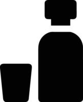 Bottle drink icon symbol vector image. Illustration of the drink water bottle glass design image