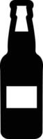 Bottle drink icon symbol vector image. Illustration of the drink water bottle glass design image