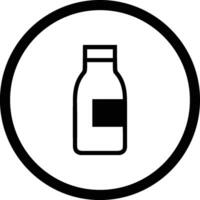 Bottle drink icon symbol vector image. Illustration of the drink water bottle glass design image