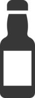 Bottle drink icon symbol vector image. Illustration of the drink water bottle glass design image