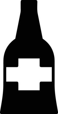 Bottle drink icon symbol vector image. Illustration of the drink water bottle glass design image