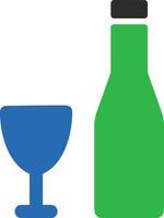 Bottle drink icon symbol vector image. Illustration of the drink water bottle glass design image