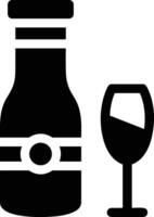 Bottle drink icon symbol vector image. Illustration of the drink water bottle glass design image