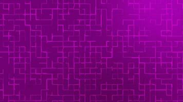 Dark Pink abstract geometric shapes technology background, grid texture tech background video