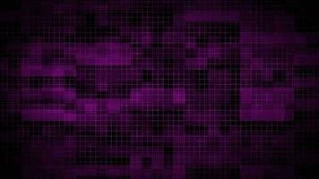 Dark Pink abstract geometric shapes technology background, grid texture tech background video