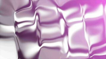 Pink moving abstract pattern background of waves, water ripples, glossy wave pattern background video