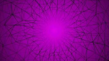 Abstract connection of digital lines and dots technology background, Digital network connection of lines and dots video