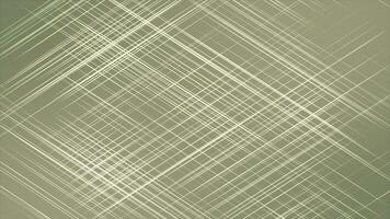 cool sillonner traverser olive vert et gris lignes en mouvement élégant arrière-plan, diagonale en mouvement lignes Contexte video