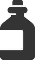 Bottle drink icon symbol vector image. Illustration of the drink water bottle glass design image