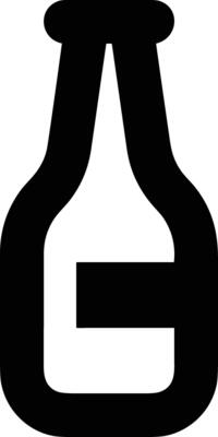 Bottle drink icon symbol vector image. Illustration of the drink water bottle glass design image
