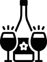 Bottle drink icon symbol vector image. Illustration of the drink water bottle glass design image