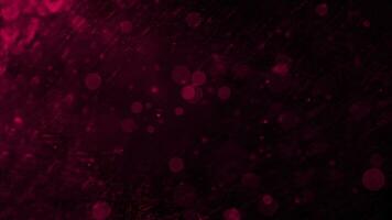 beautiful Magenta red color Moving particles futuristic background, simple and elegant background video