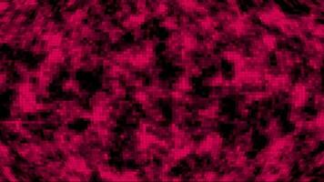 Futuristic Magenta red color pixelated geometric technology background video