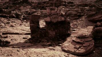 Monument Valley desert canyon in USA video