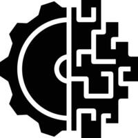 Gear setting symbol icon vector image. Illustration of the industrial wheel mechine mechanism design image