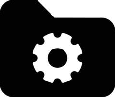 Gear setting symbol icon vector image. Illustration of the industrial wheel mechine mechanism design image