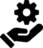 Gear setting symbol icon vector image. Illustration of the industrial wheel mechine mechanism design image