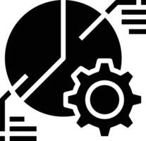 Gear setting symbol icon vector image. Illustration of the industrial wheel mechine mechanism design image