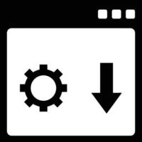 Gear setting symbol icon vector image. Illustration of the industrial wheel mechine mechanism design image