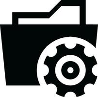 Gear setting symbol icon vector image. Illustration of the industrial wheel mechine mechanism design image