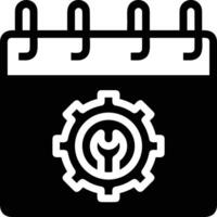 Gear setting symbol icon vector image. Illustration of the industrial wheel mechine mechanism design image