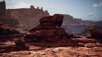 Monument Valley desert canyon in USA video