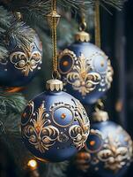 Festive Christmas Decoration Ideas for a Merry Holiday Season. Ai Generated. photo