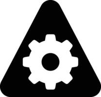 Gear setting symbol icon vector image. Illustration of the industrial wheel mechine mechanism design image