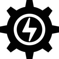 Gear setting symbol icon vector image. Illustration of the industrial wheel mechine mechanism design image