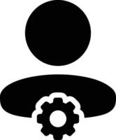 Gear setting symbol icon vector image. Illustration of the industrial wheel mechine mechanism design image