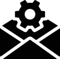 Gear setting symbol icon vector image. Illustration of the industrial wheel mechine mechanism design image