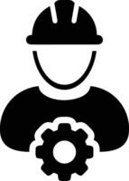 Gear setting symbol icon vector image. Illustration of the industrial wheel mechine mechanism design image