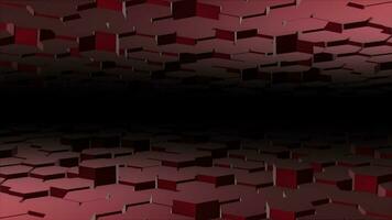 Hi-tech 3d hexagon shapes futuristic technology background video