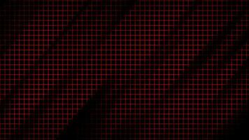 Abstract dynamic Red grid background .Diagonal motion waves dark background video