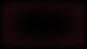 Abstract technology dark background. Moving dots and grid background for logo intro video
