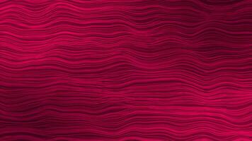 Abstract Magenta red color horizontal moving wavy lines background, horizontal stripes minimal background video
