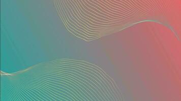 Modern parallel lines abstract shape with wavy pattern minimal background video