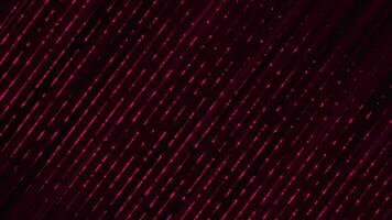 elegante magenta vermelho desatado diagonal linhas com brilhando partículas simples futurista fundo video