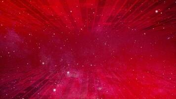 Abstract 3d technology futuristic concept background. Motion of digital data flow Red color background video