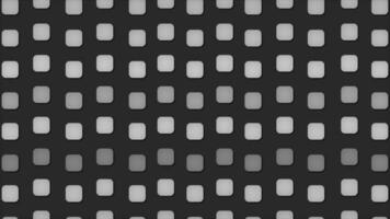 einfach und elegant Weiß und schwarz Quadrate Box Muster geometrisch Hintergrund video