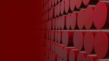 abstract 3d cylindrical moving geometrical futuristic background, transparent 3d cylindrical shape background video