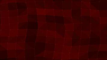 Abstract lines and dots slowly moving hi-tech background, futuristic grid pattern technology background video