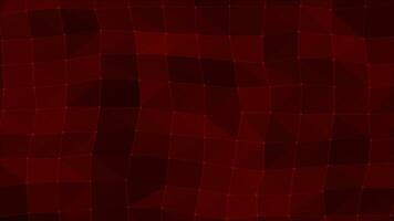 Abstract lines and dots slowly moving hi-tech background, futuristic grid pattern technology background video