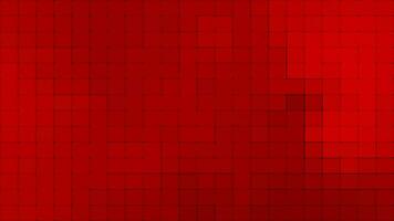 Simple and classy pixilated square box pattern with lines Red color minimal geometric background video