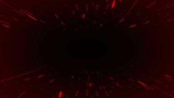 Abstract technology big data background concept, hi-tech glowing particles futuristic background video