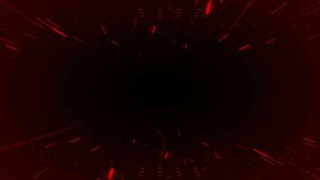 Abstract technology big data background concept, hi-tech glowing particles futuristic background video